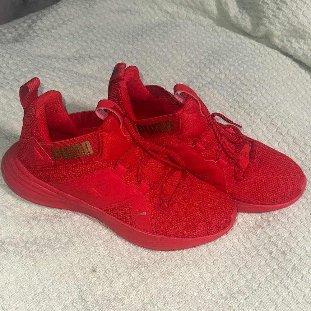 PUMA Vibrant Red Sneakers